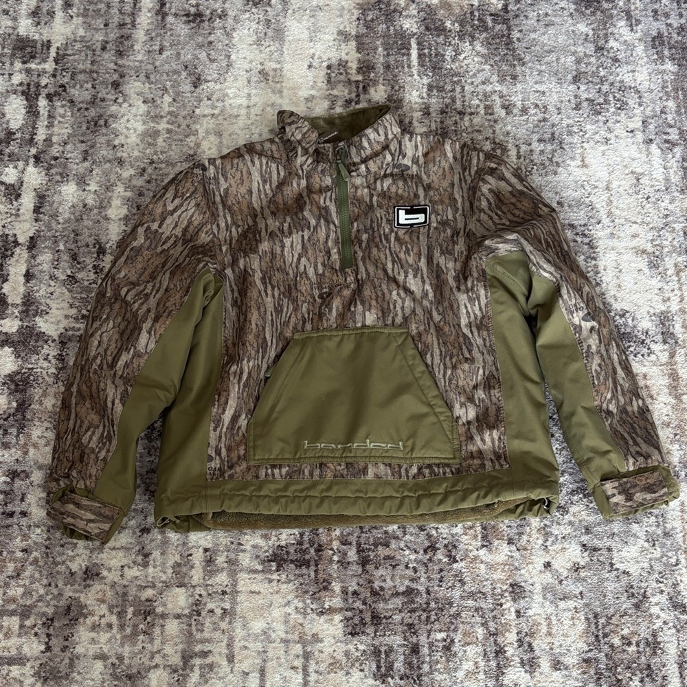 Boys mossy oak banded pullover jacket